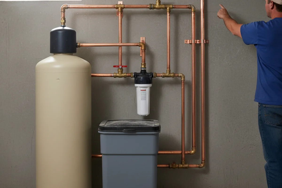 Whole-house water treatment system installed in Piedmont
